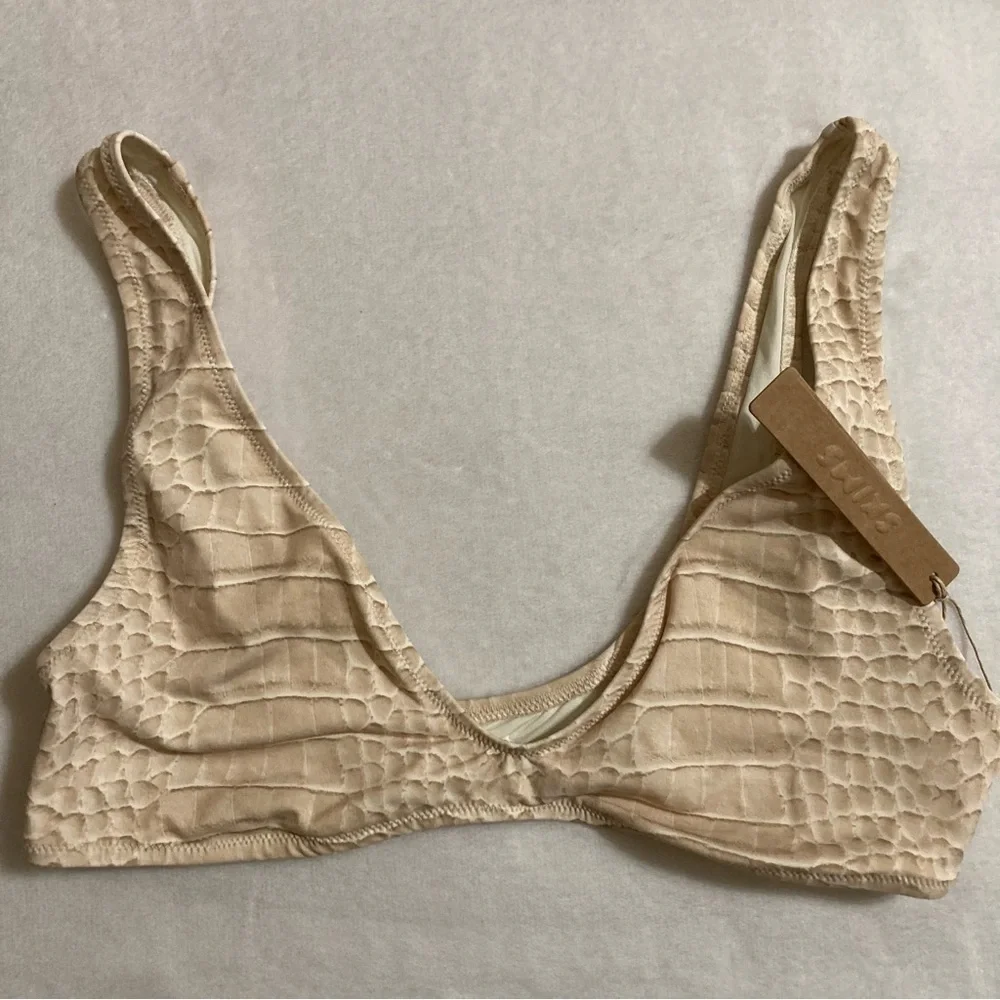 SKIMS Crocodile Print Bikini SET! S
